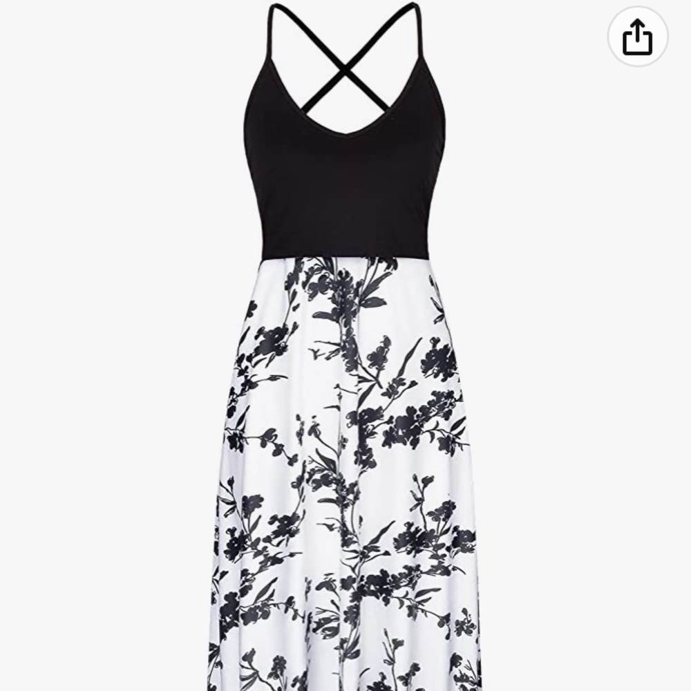 BAIKEA Women's Breastfeeding Floral Sundress Maternity Nursing Dress, Small